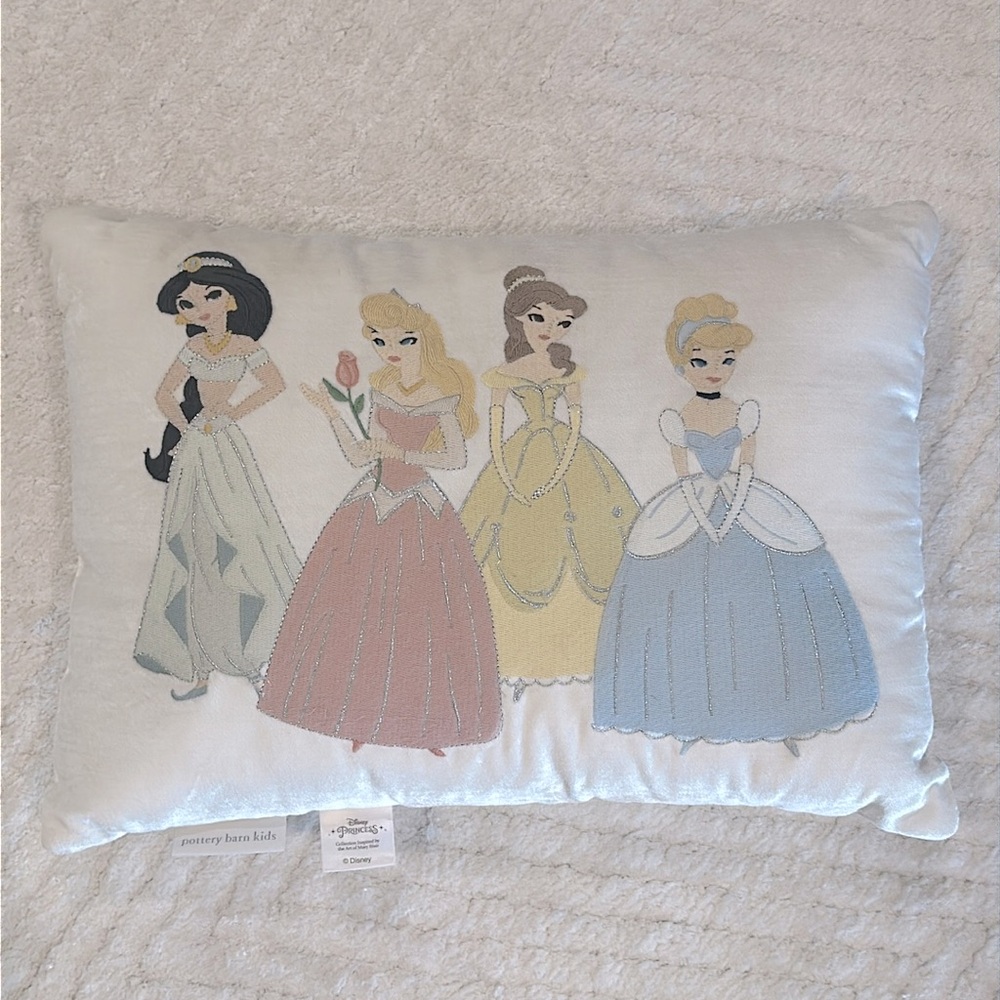 Pottery Barn Kids Disney Princess Accent Pillow 12x16